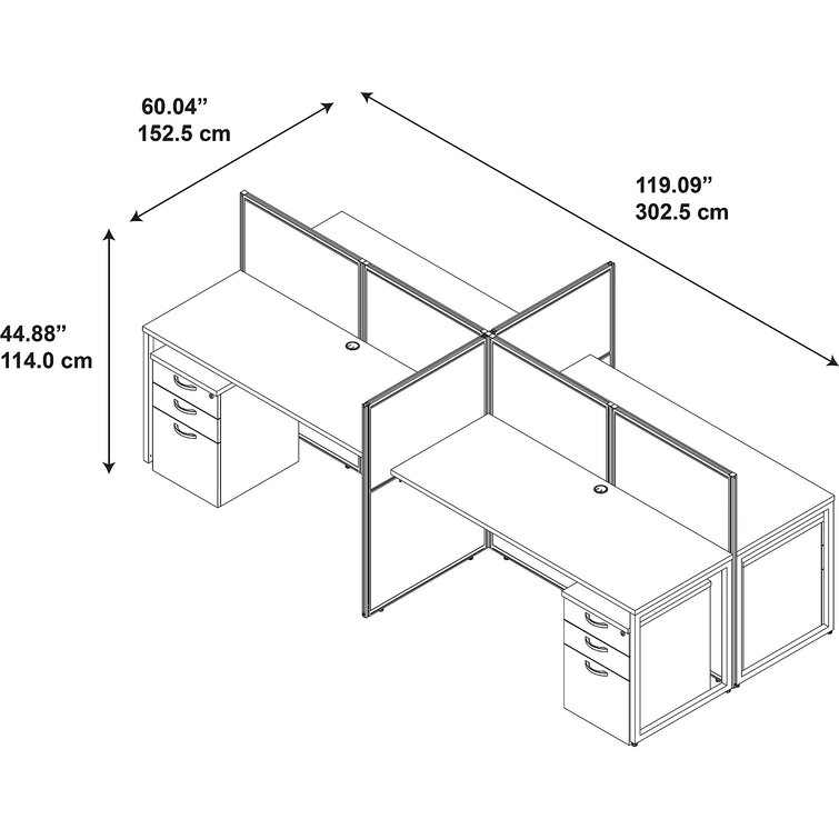 Four person store workstation